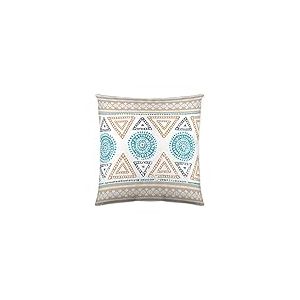 Iceberg Damaris Housse de Coussin sans Rembourrage Marron Bleu