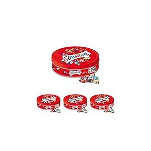 CELEBRATIONS - Boîte cadeau en métal avec assortiment de chocolat SNICKERS, TWIX, MARS, MALTESERS, BOUNTY et autres - 435g (Lot de 4)