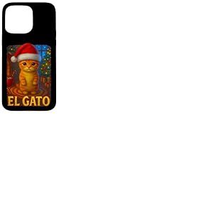 Chat de No&euml;l Amusant El Gato Mignon No&euml;l Kitty Meme Coque pour iPhone 15 Pro Max