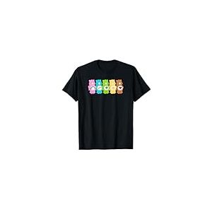 Care Bears Vintage Classic Rainbow Bears Group Line Up T-Shirt