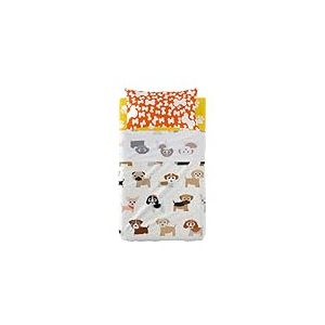 HappyFriday Mr Fox Dogs Parure de lit Multicolore pour Berceau de b&eacute;b&eacute; 2 pi&egrave;ces