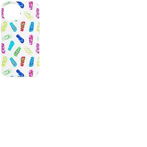 Tongs Multicolores Sandales Motif Plage Vacances &eacute;t&eacute; Coque pour iPhone 15