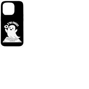 Adorable fantôme Jouant de la Planche Ouija Gothique Ouija Païen drôle Coque pour iPhone 15 Pro