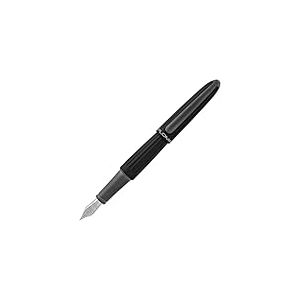 Diplomat D40301021 Aero Stylo plume extra fine en acier Noir