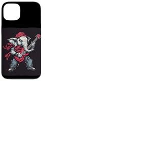 Profitez des riffs avec ce costume graphique d'éléphant à bascule Coque pour iPhone 13