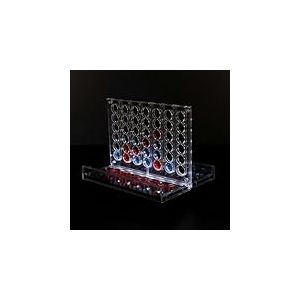 MISTER GADGET, MG3537, Jeu du 4 à La Suite Transparent LED, Jeu du 4 A La Suite Transparent LED, Couleurs: Rouge, Bleu, Transparent, Noir, Jeu pour Adulte et Enfant