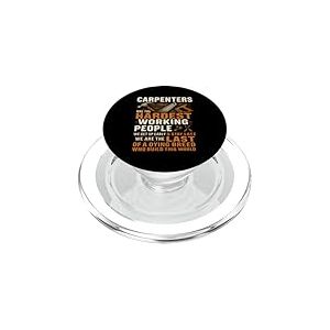 Équipe de construction de charpentier fière et travailleuse PopSockets PopGrip pour MagSafe