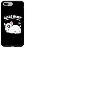 Funny Kawaii Kids Guess What Bull Terrier Butt Lover Coque pour iPhone 7 Plus/8 Plus