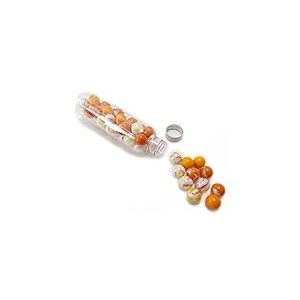 30 Billes 16 mm mélange créatif Orange - Bille en Verre à Collectionner