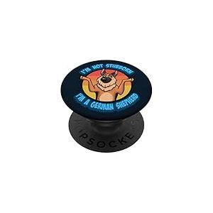 Art « Je ne suis pas têtu, je suis un chien de berger allemand » PopSockets PopGrip Adhésif