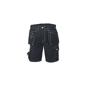 teXXor 4341-58 Bermuda Short de travail, Noir, Taille 58