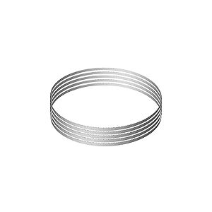 VEVOR Lot de 5 Lames de Scie &agrave; Ruban 1650x16x0,56 mm Lame de Scie &agrave; Os en Acier au Carbone R&eacute;sistant Denture Tranchante Accessoire de Rechange pour Scie &agrave; Os de Boucher Couper Viande Congel&eacute; Os &Eacute;pais