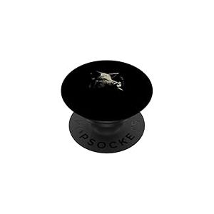 Cochon fumant Cool Animal de la Ferme Style Rebelle PopSockets PopGrip Adh&eacute;sif