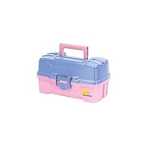 PLANO Bo&icirc;te de rangement portable &agrave; deux plateaux, organiseur de mat&eacute;riel de p&ecirc;che, bo&icirc;te &agrave; outils, petites pi&egrave;ces, plateaux amovibles, p&ecirc;che, perlage, fournitures scolaires ou de bureau ou mat&eacute;riaux