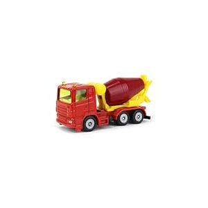 siku 0813, Camion-Toupie, métal/plastique, rouge/jaune, tambour basculant