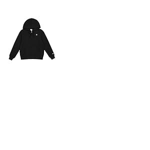 Champion Legacy Basics W Light Powerblend Fleece Sweatshirt à Capuche, Noir, XS Femme