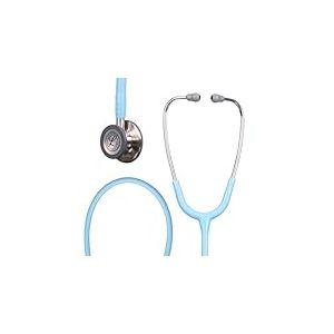 3M Littmann Stéthoscope de surveillance Classic III, pièce thoracique en acier inoxydable, tube bleu marine, 5912C
