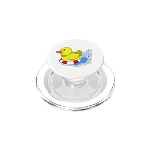 Canard Natation Bouée Gonflable Été PopSockets PopGrip pour MagSafe
