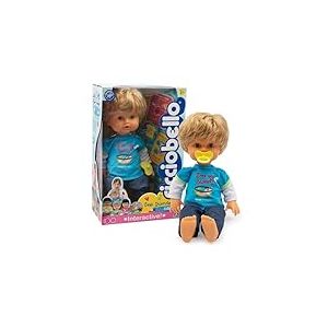 Cicciobello Best Friends - Poupée de 42 cm avec Fonction Pleurs, modèle avec t-Shirt Bleu avec Recette sur Le Dos, pour Enfants à partir de 2 Ans