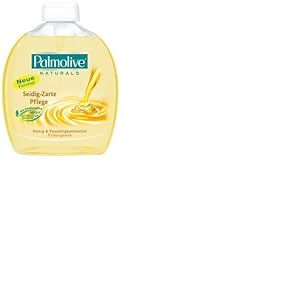 Palmolive Naturals - Recharge de savon liquide soyeux et soyeux - Au miel et au lait hydratant - Sans pompe - 300 ml