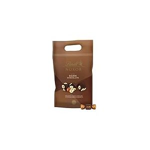 Lindt - Maxi Sachet NUXOR - Chocolat Noir et Noisettes enti&egrave;res, 700g