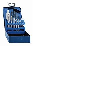 Exact 20334 Coffret de tarauds Avec supports et forets à trous de dessablage (Import Allemagne)