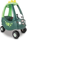 Little Tikes Dino Cozy Coup&eacute; Voiture- Conduisez avec Un Vrai klaxon de Travail, Interrupteur d'allumage cliquable & Bouchon de Carburant