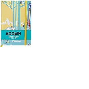 Moomin Agenda semainier 2023 avec couverture rigide Format A5 Motif forêt Produit officiel