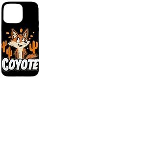 Superbe Costume de Dessin anim&eacute; Coyote pour gar&ccedil;ons et Filles Coque pour iPhone 15 Pro Max
