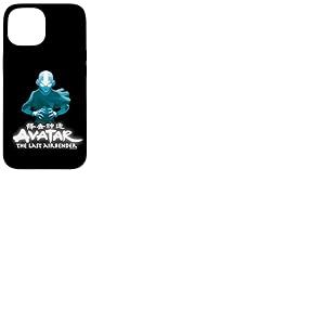 Avatar Aang Flèche Lumineuse Pose de Flexion d'air Lumière Bleue Coque pour iPhone 15