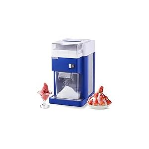 VEVOR Machine &agrave; Glace Pil&eacute;e 1,8 L, Broyeur &agrave; Glace Fine et Onctueuse &Eacute;lectrique, Moteur 300 W, Lames en Acier Inoxydable, pour Cocktails Boissons Fra&icirc;ches, Bars Restaurants Supermarch&eacute;s F&ecirc;tes, Bleu