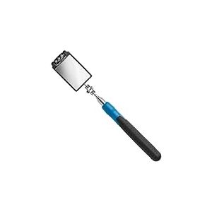 H&Ouml;GERT TECHNIK Miroir d'inspection t&eacute;lescopique 50 x 80 mm avec LED, extensible 30 &agrave; 88 cm, t&ecirc;te de miroir rotative, miroir t&eacute;lescopique avec lumi&egrave;re, miroir d'inspection extensible, outil de miroir