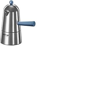 Ilsa Pop Carmencita Cafetière en aluminium, Induction, manche bleu, tasses 2