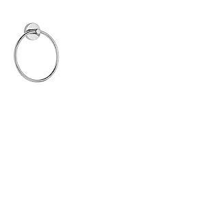 Croydex Romsey Serviette Anneau, Argent, 185 x 162 x 43 mm