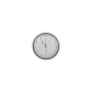 LEDSone Horloge Murale Ronde à Quartz avec Bruit de tic-tac Sombre pour Salon, Bureau, café, Restaurant