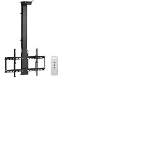 VEVOR Support pour TV Mural motorisé, Cadre Support pour TV Dimensions de 813 à 1397 mm, Cadre Porte-télévision Pliable réglable avec VESA Maximum 60 x 40 cm, Charge Max. 54 kg