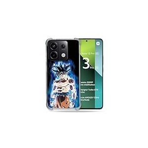 Cokitec Coque Renforcée pour Xiaomi Redmi Note 13 Pro 5G Manga Dragon Ball Sangoku Noir