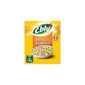 EBLY Sachet Cuisson Cereales et Lentilles 10min 300g