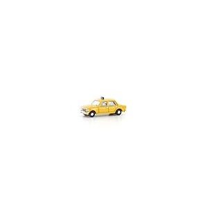 LEMKE Minis 81515150 - Fiat 128, Taxi, Jaune - Jauge N