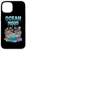 Humeur Oc&eacute;anique Color&eacute;e R&eacute;cif Corallien Vie sous-Marine Coque pour iPhone 13