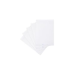 Landr&eacute; Lot de 5 feuilles de papier recycl&eacute; pour tableau &agrave; feuilles blanches avec 20 feuilles par bloc, 6 perforations