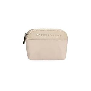 Pepe Jeans Morgan Porte-Monnaie Beige 11,5 x 8,5 x 1,5 cm Polyester et PU by Joumma Bags, Beige, Talla &uacute;nica, Porte-Monnaie