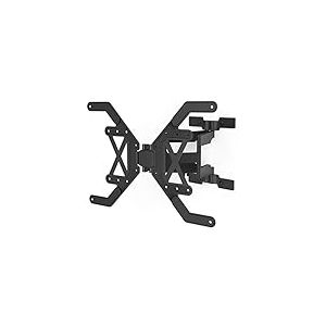 Hama Support mural TV FULLMOTION "Ultraslim" inclinable et pivotant pour TV &eacute;cran plat entre 94 cm et 191 cm (37" &agrave; 75"), jusqu'&agrave; 40 kg de charge support&eacute;e, VESA 600x400, Noir