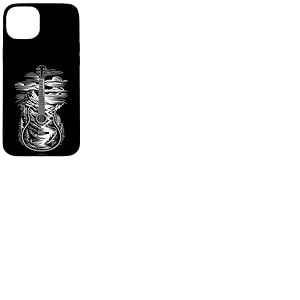 Guitare Acoustique Paysage Art Montagne Rivière Musique Coque pour iPhone 15 Plus