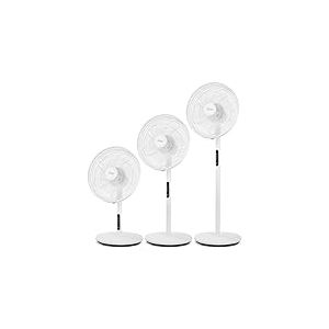 Ardes - AR5PR4003 Ventilateur multifonction HURACAN 3 en 1 - Ventilateur sur pied et de table 5 pales - Oscillant, inclinaison réglable - Télécommande et minuterie