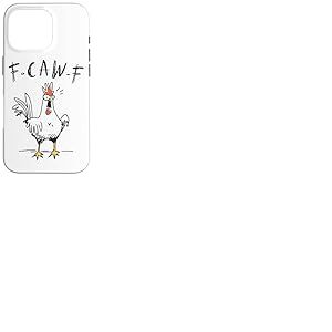 F-caw-f Poulet Rigolo Costume De Carnaval Poulet Coque pour iPhone 16 Pro