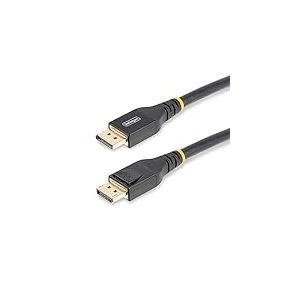 StarTech.com C&acirc;ble DisplayPort 1.4 Actif de 15m Certifi&eacute; VESA - C&acirc;ble DisplayPort DP8K avec HBR3/HDR10/MST/DSC 1.2/HDCP 2.2/8K60Hz/4K120Hz - C&acirc;ble/Cordon DP 1.4 M&acirc;le/M&acirc;le (M/M) (DP14A-15M-DP-CABLE)
