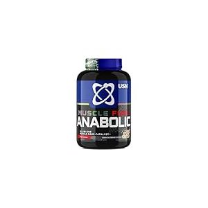 USN Muscle Fuel Anabolic Cookies et Crème Tout-en-un Shake de Protéines en Poudre (2kg) : Poudre protéinée anabolique pour la prise de muscle - Nouvelle formule améliorée.
