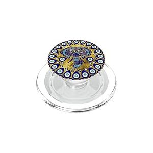 Mauvais Yeux Mandala &eacute;l&eacute;phant Fleur Floral PopSockets PopGrip pour MagSafe