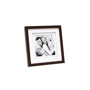 Deknudt Frames S65KQ1-18.0X24.0 Cadre Photo Double Passe-Partout Bois Brun 33,5 x 27,5 x 2,3 cm